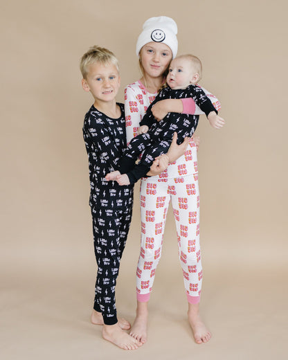 Boys Bamboo Two Piece Pajama Set | Little Bro