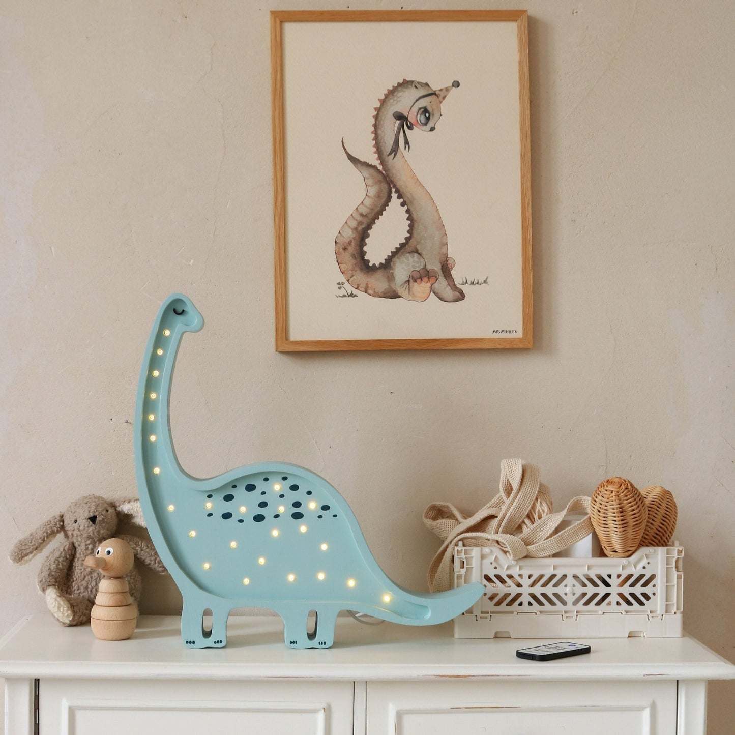 Little Lights Dinosaur Lamp - Blissfully Lavender BoutiqueLittle Lights US