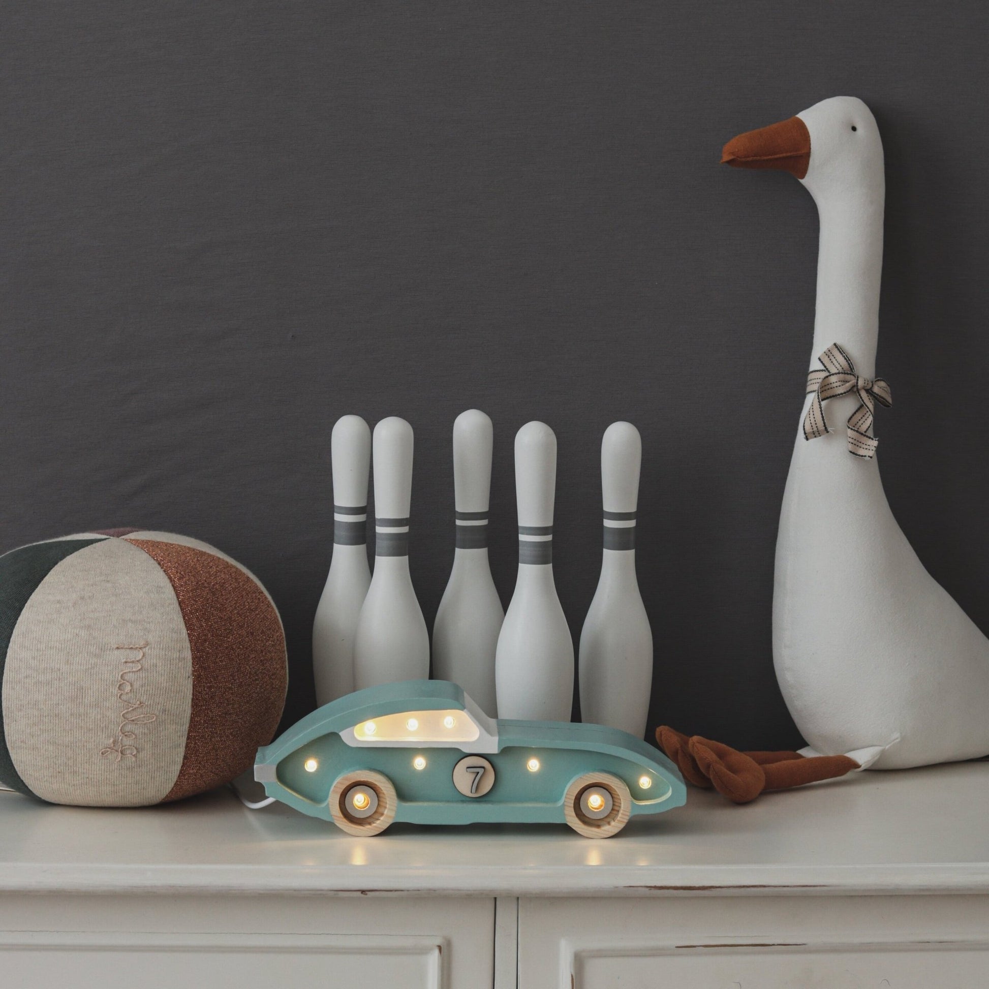 Little Lights Mini Race Car Lamp - Blissfully Lavender BoutiqueLittle Lights US