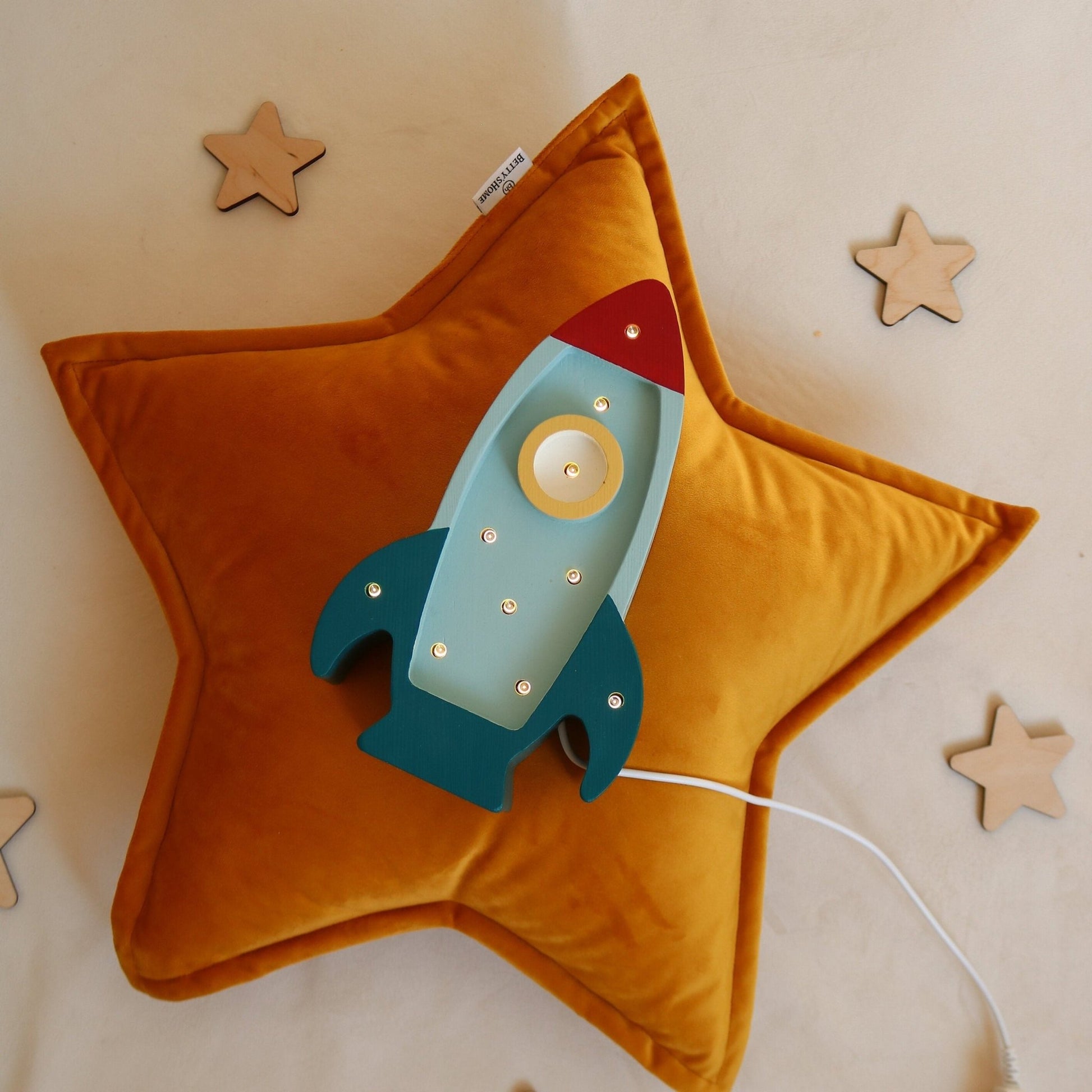 Little Lights Mini Rocket Ship Lamp - Blissfully Lavender BoutiqueLittle Lights US