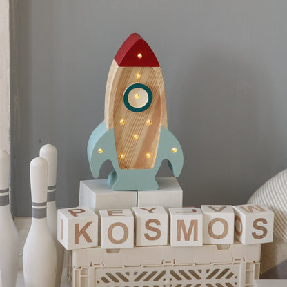 Little Lights Mini Rocket Ship Lamp - Blissfully Lavender BoutiqueLittle Lights US