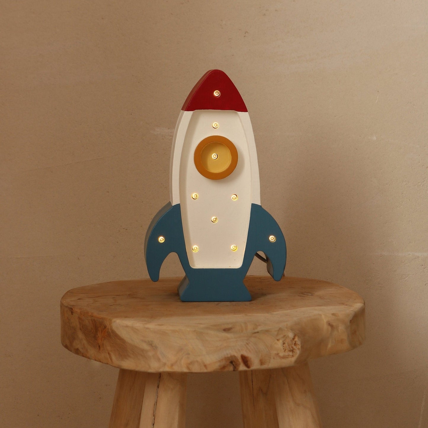 Little Lights Mini Rocket Ship Lamp - Blissfully Lavender BoutiqueLittle Lights US