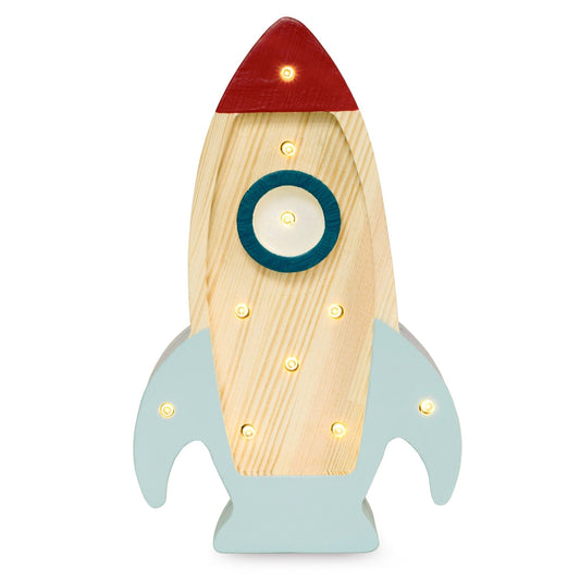 Little Lights Mini Rocket Ship Lamp - Blissfully Lavender BoutiqueLittle Lights US