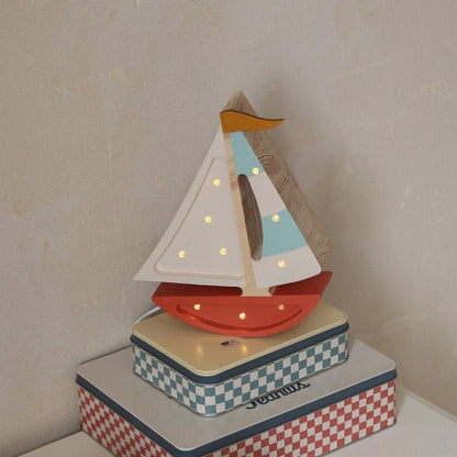 Little Lights Mini Sailboat Lamp - Blissfully Lavender BoutiqueLittle Lights US