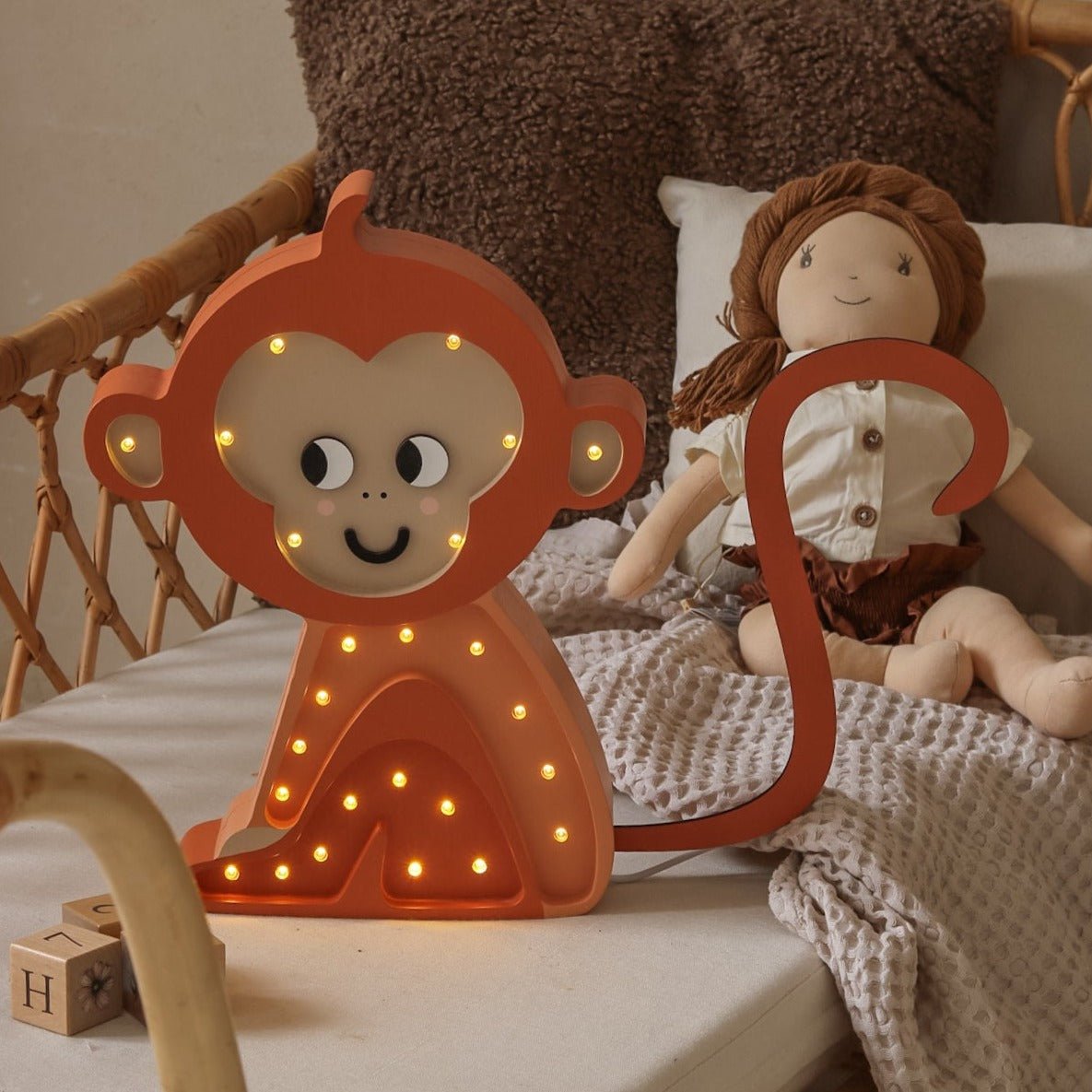 Little Lights Monkey Lamp - Blissfully Lavender BoutiqueLittle Lights US