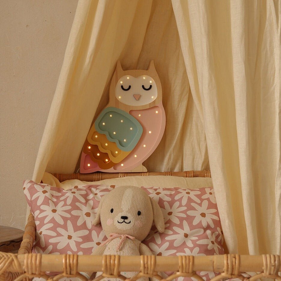 Little Lights Owl Lamp - Blissfully Lavender BoutiqueLittle Lights US