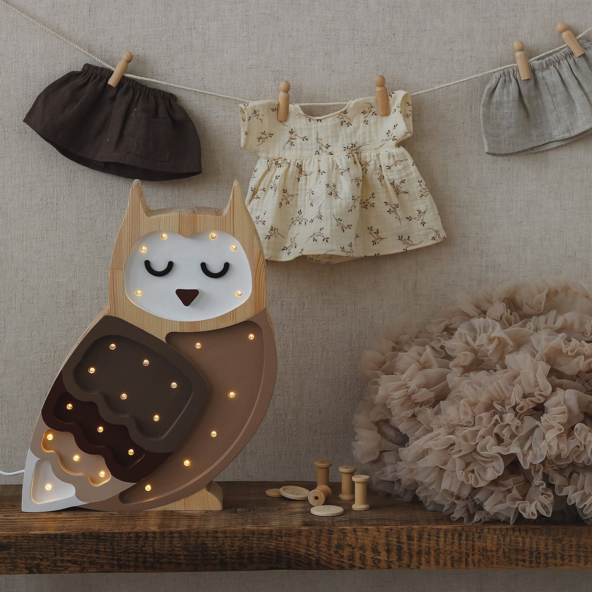 Little Lights Owl Lamp - Blissfully Lavender BoutiqueLittle Lights US