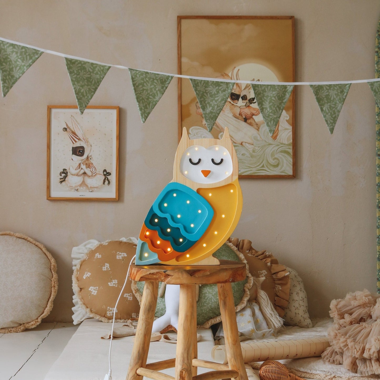 Little Lights Owl Lamp - Blissfully Lavender BoutiqueLittle Lights US