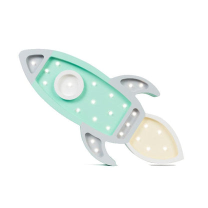 Little Lights Rocket Ship Lamp - Blissfully Lavender BoutiqueLittle Lights US