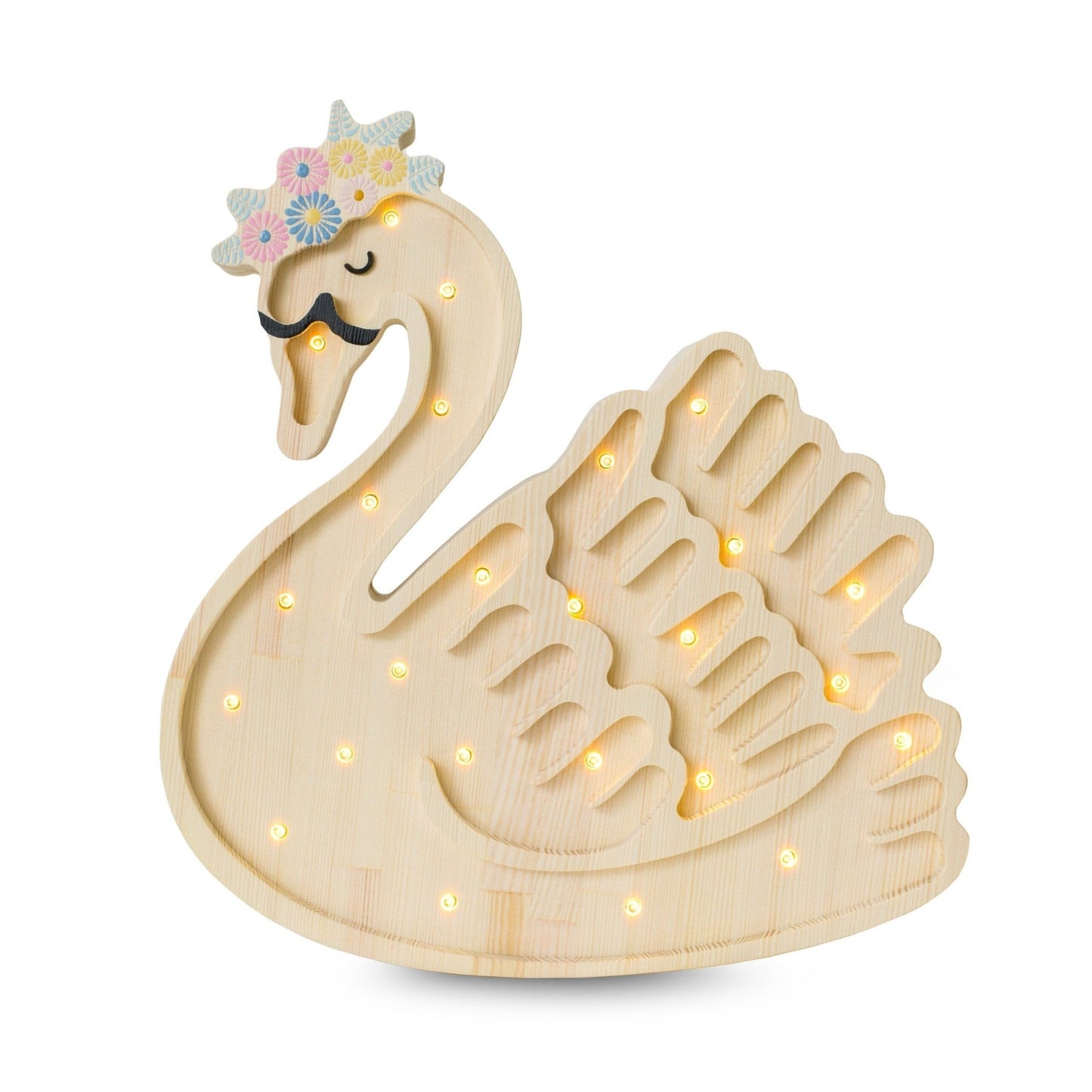 Little Lights Swan Lamp - Blissfully Lavender BoutiqueLittle Lights US