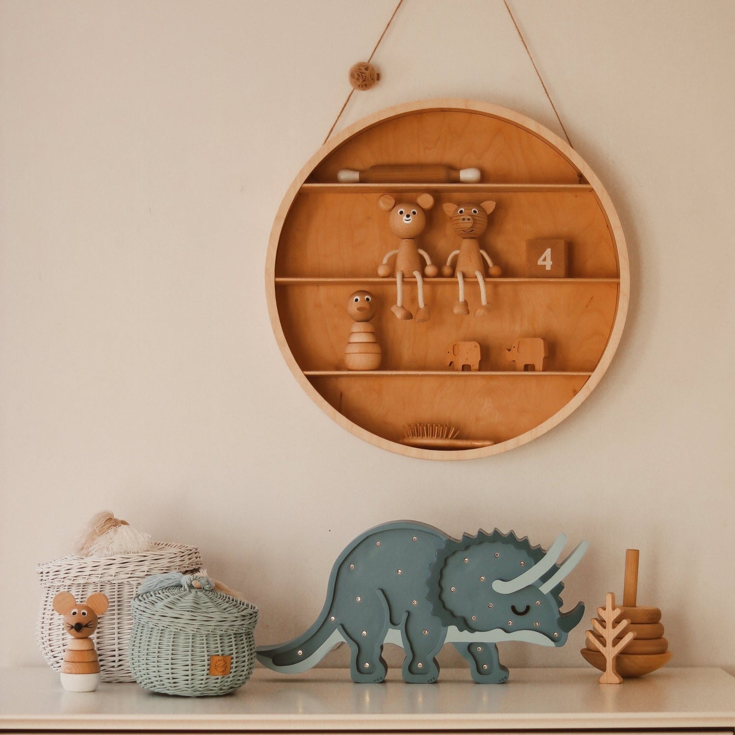 Little Lights Triceratops Dinosaur Lamp - Blissfully Lavender BoutiqueLittle Lights US