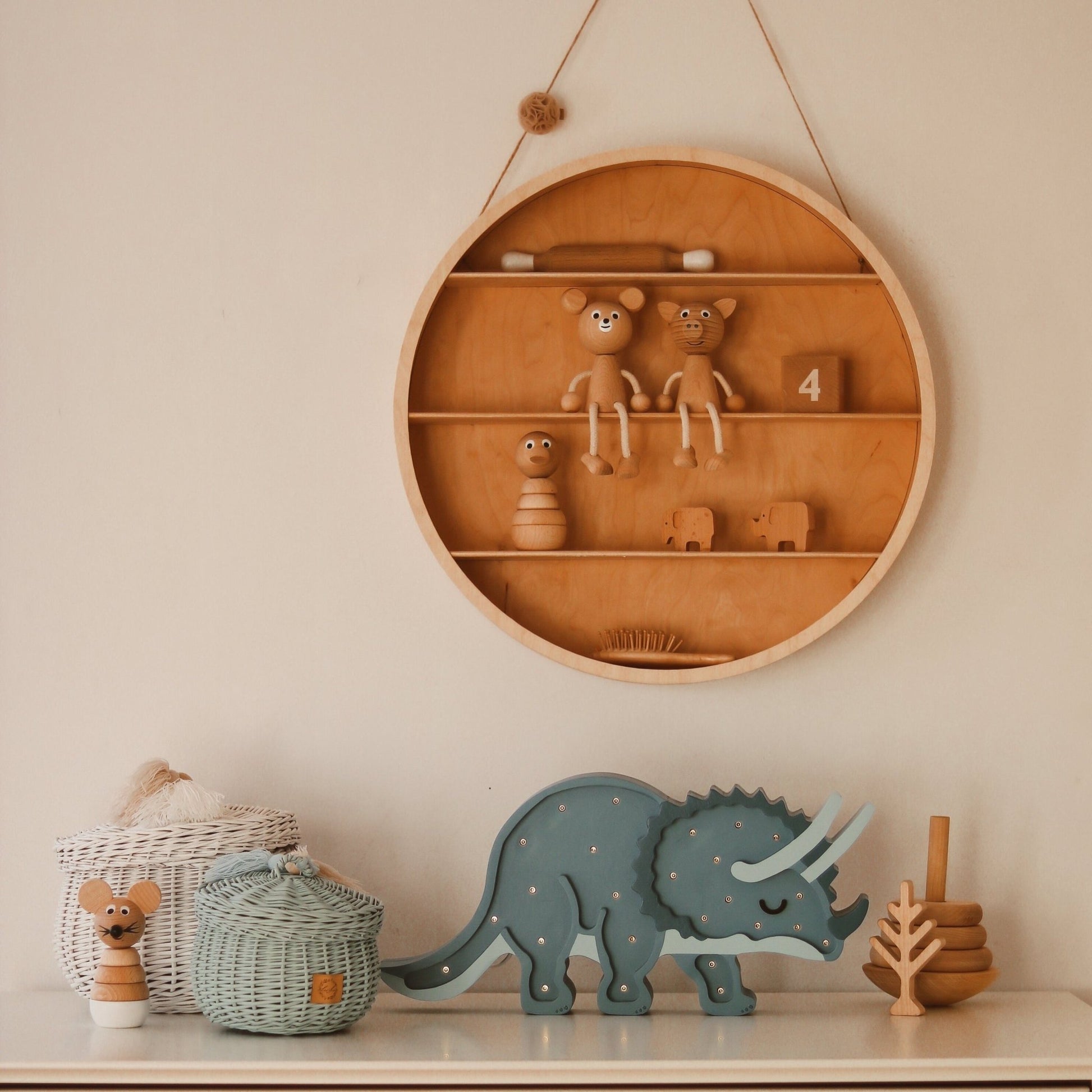 Little Lights Triceratops Dinosaur Lamp - Blissfully Lavender BoutiqueLittle Lights US