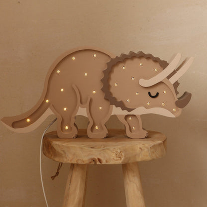 Little Lights Triceratops Dinosaur Lamp - Blissfully Lavender BoutiqueLittle Lights US