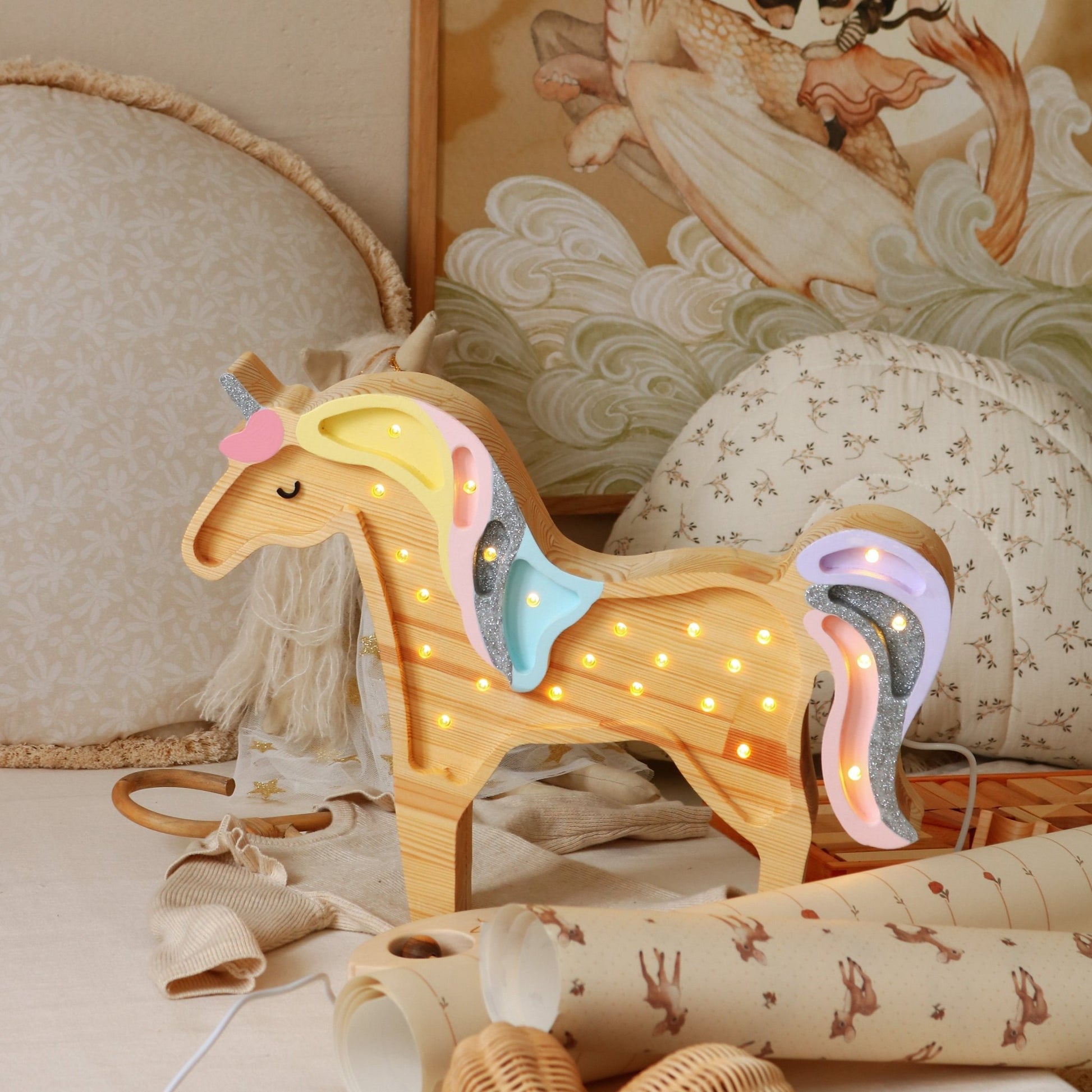 Little Lights Unicorn Lamp - Blissfully Lavender BoutiqueLittle Lights US