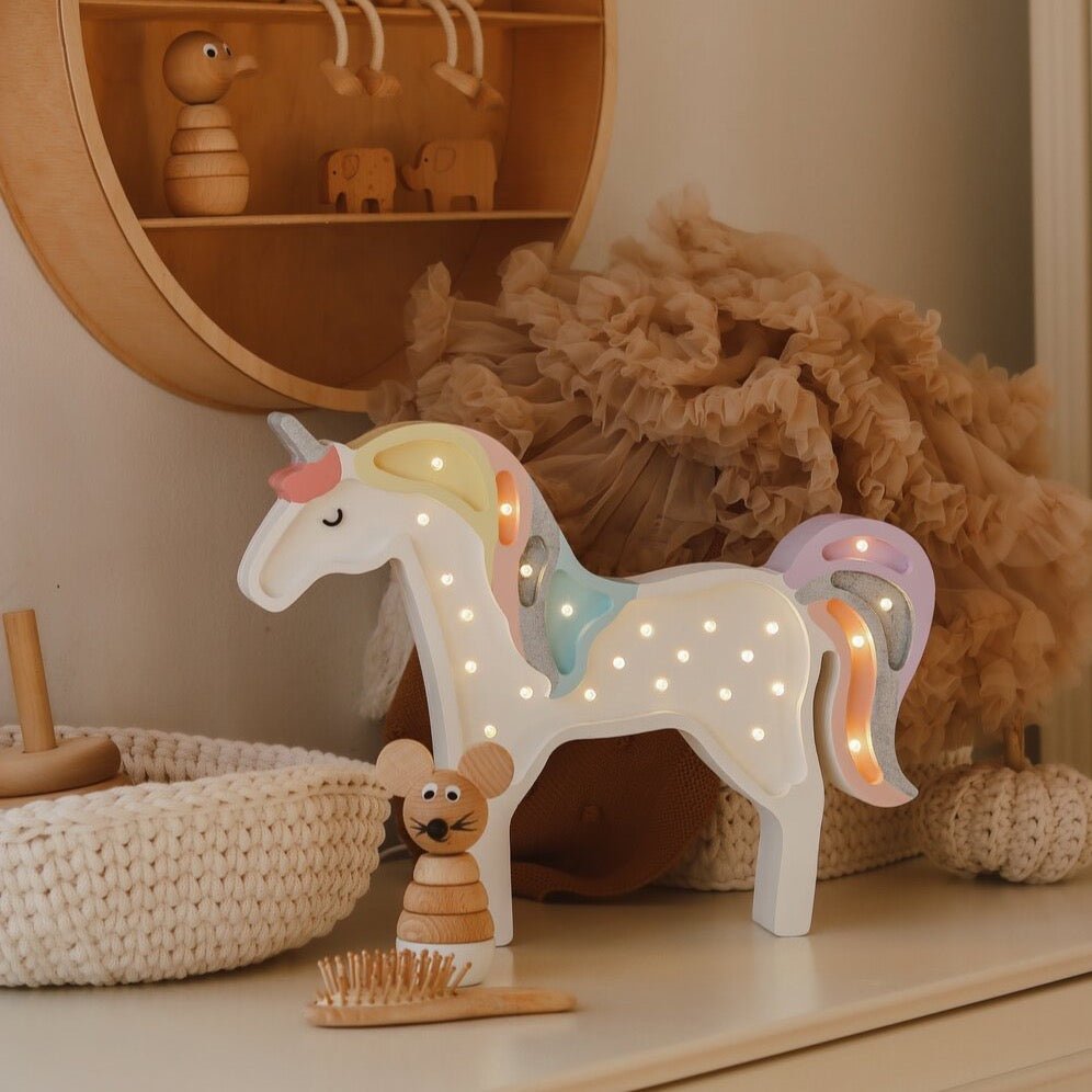 Little Lights Unicorn Lamp - Blissfully Lavender BoutiqueLittle Lights US