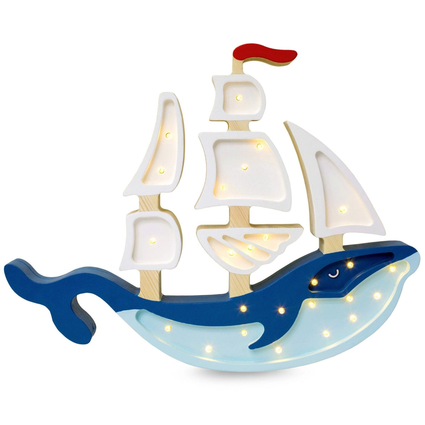 Little Lights Whale Ship Lamp - Blissfully Lavender BoutiqueLittle Lights US