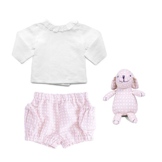 Louelle Baby Outfit and Bunny Gift Set - Blissfully Lavender BoutiqueLouelle.