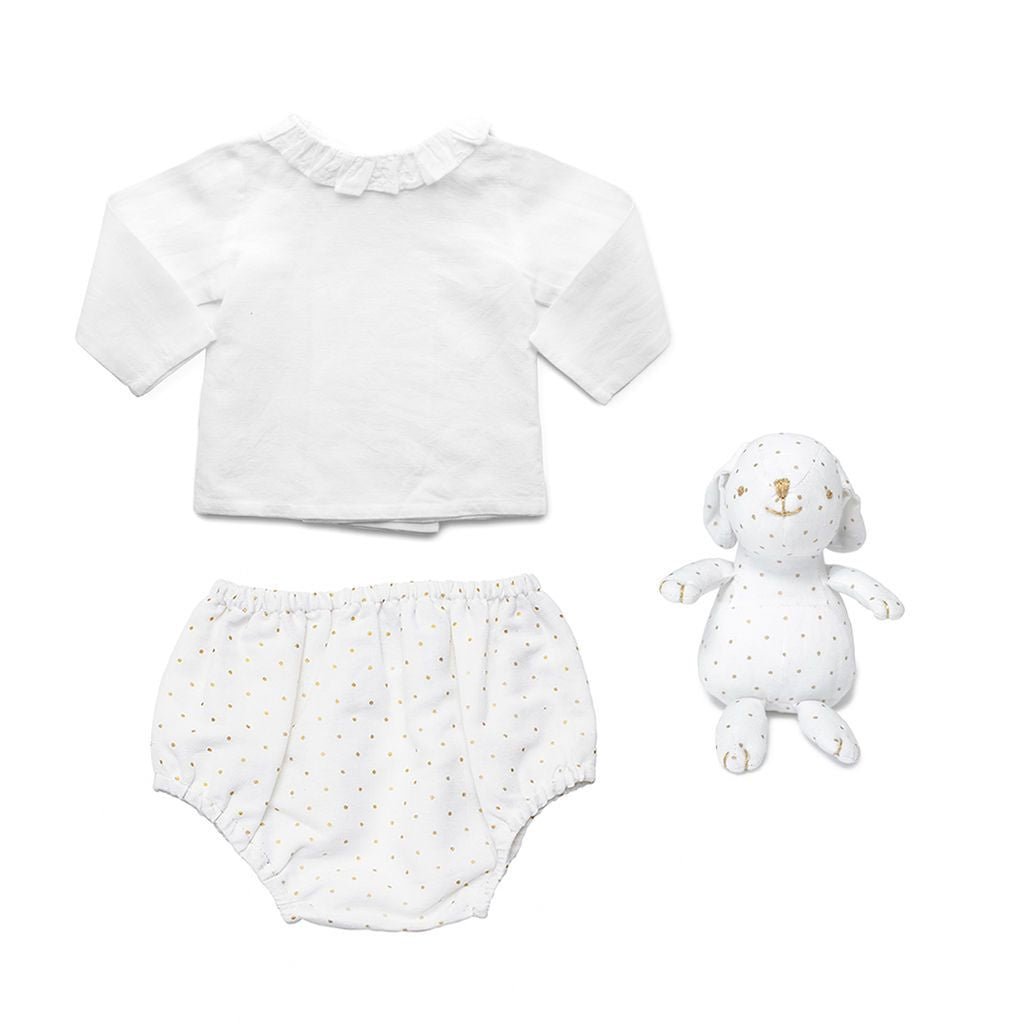 Louelle Baby Outfit and Bunny Gift Set - Blissfully Lavender BoutiqueLouelle.