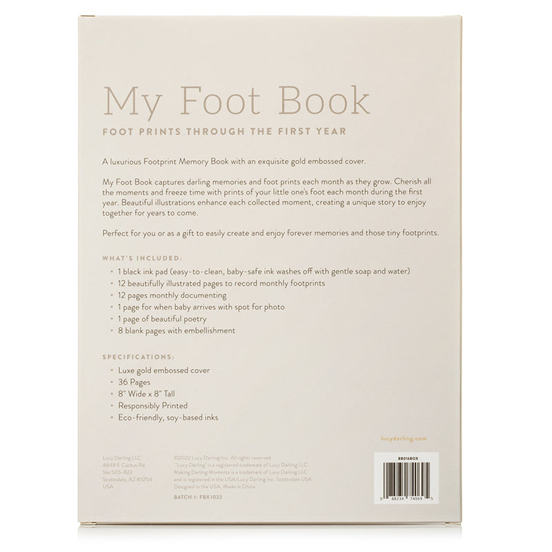 My Foot Book: Footprints Through the First Year