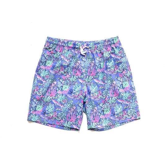 Marine Life Men's Trunks - Blissfully Lavender BoutiqueBlueberry Bay