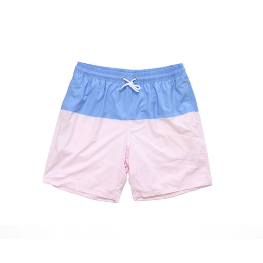 Men's Coastal Cabana Swim Trunks - Blissfully Lavender BoutiqueBlueberry Bay