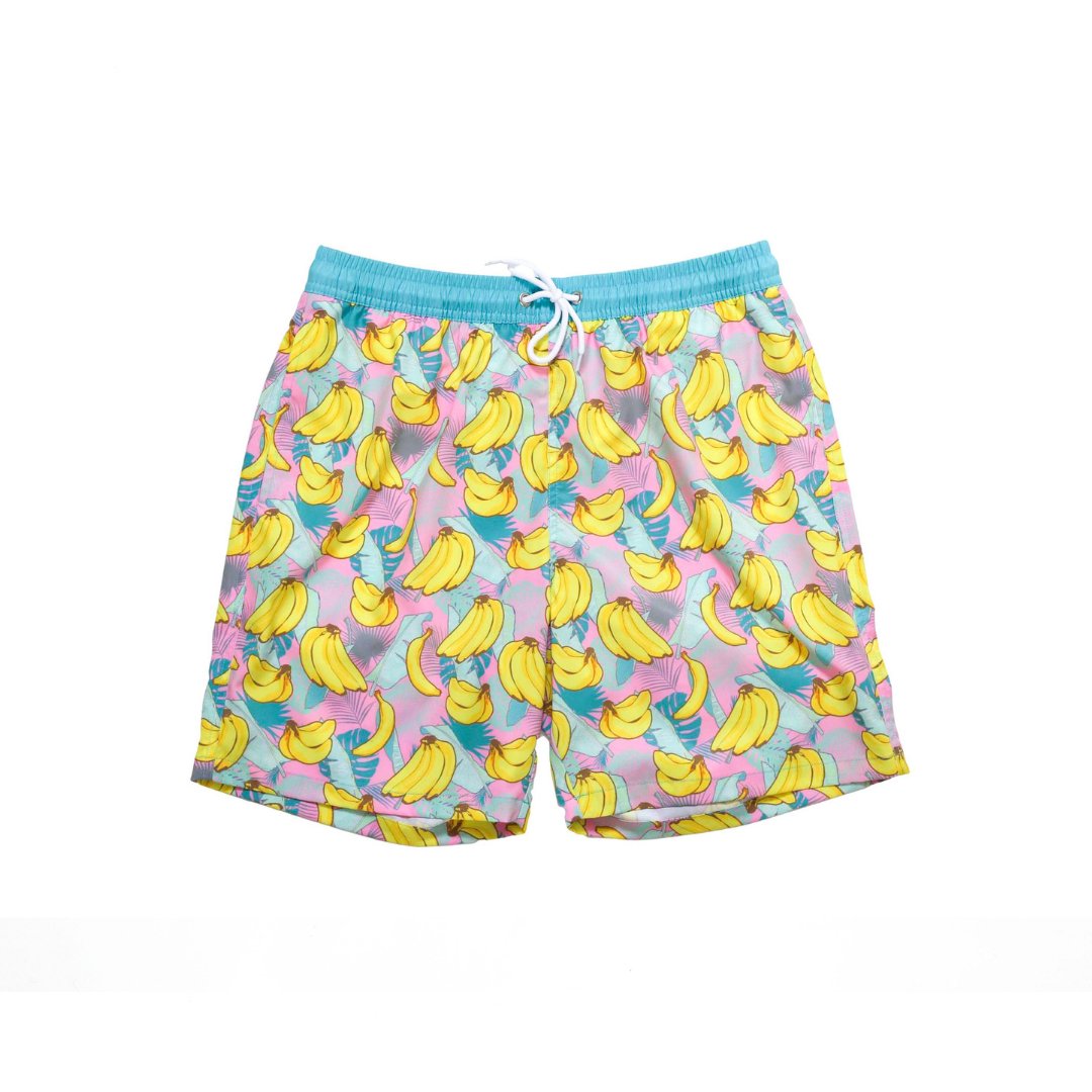 Men's Copa Banana Swim Trunks - Blissfully Lavender BoutiqueBlueberry Bay