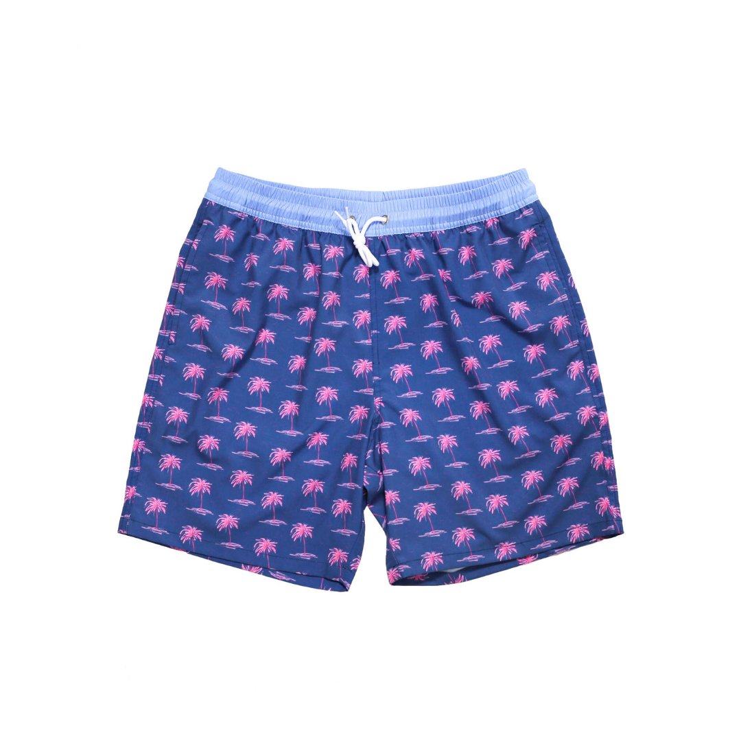 Men's High Tide Shores Swim Trunks - Blissfully Lavender BoutiqueBlueberry Bay