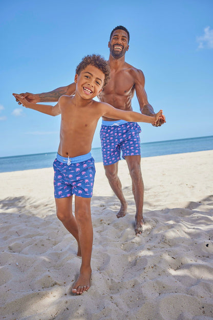 Men's Oyster Bay Swim Trunks - Blissfully Lavender BoutiqueBlueberry Bay