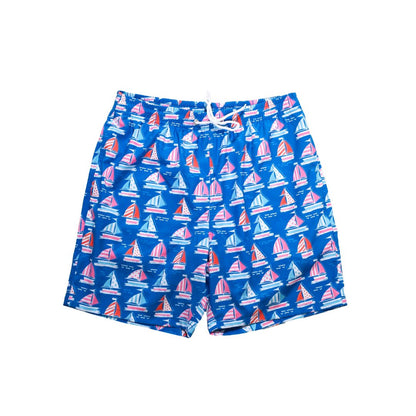 Men's Oyster Bay Swim Trunks - Blissfully Lavender BoutiqueBlueberry Bay