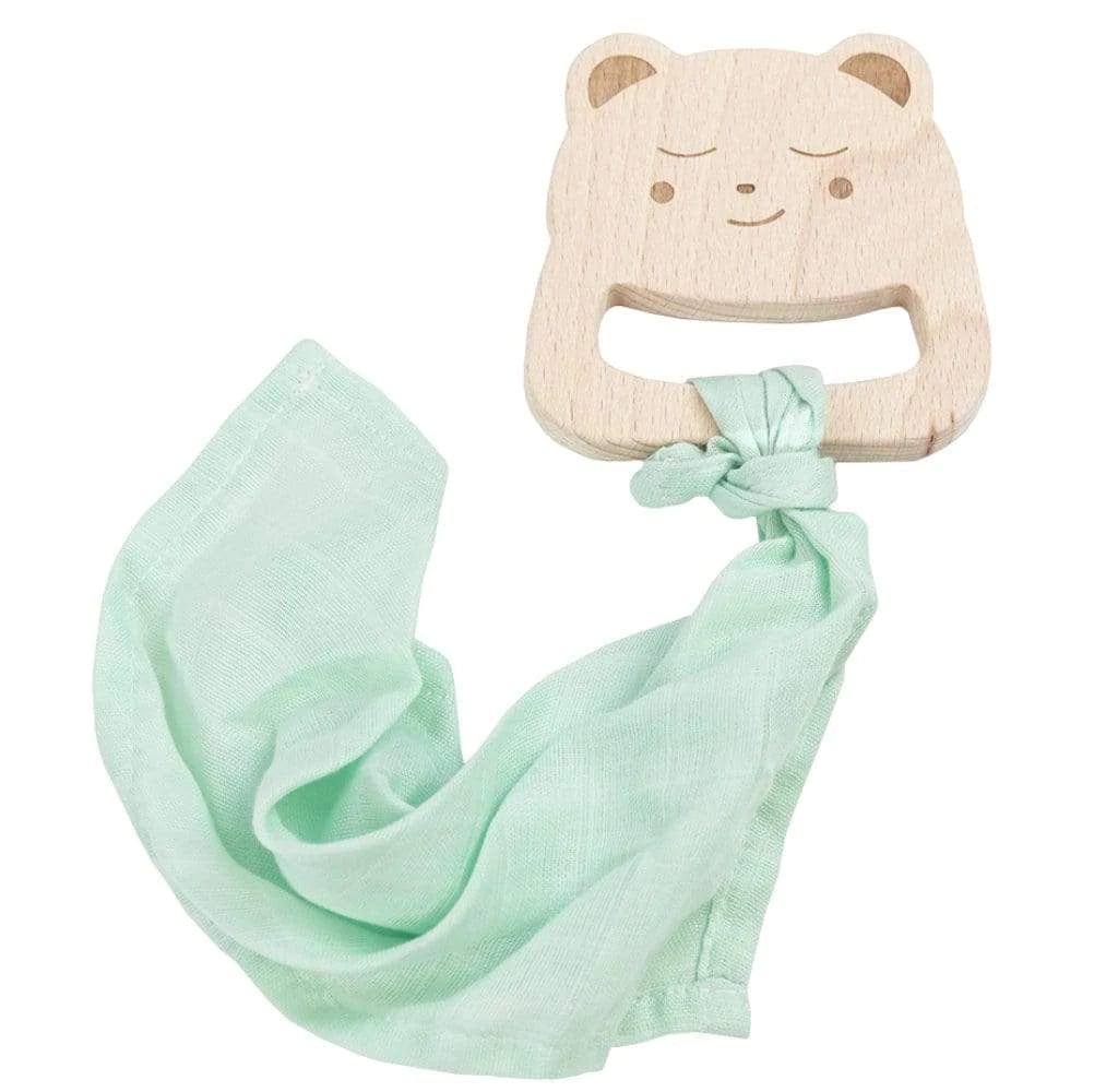 Mint Bear Gift Set - Blissfully Lavender BoutiqueGoosewaddle® | Newborn Baby Blankets Toys Teethers Bibs & More