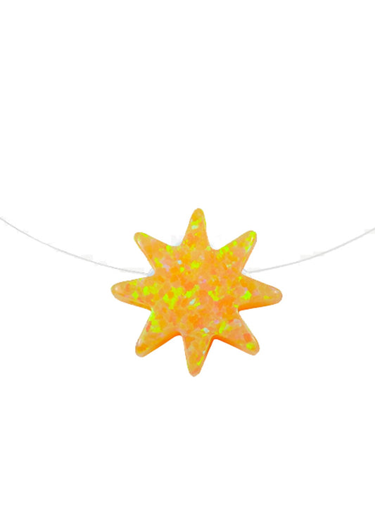 Tiny Sunshine Charm "Invisible" String Necklace