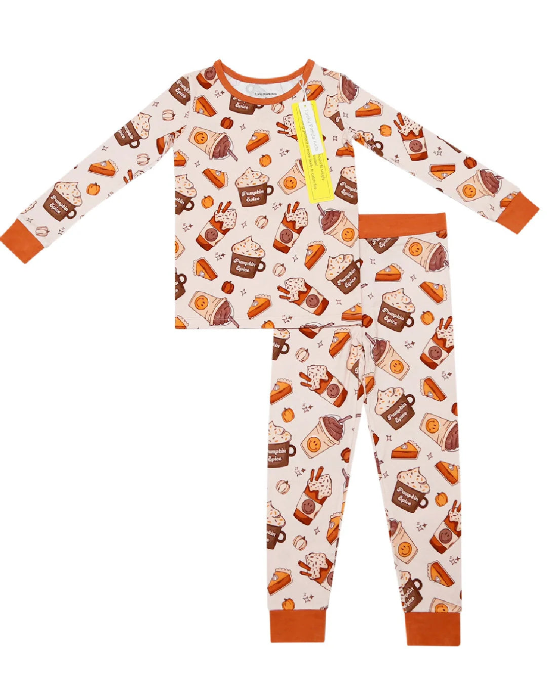 Pumpkin Spice Bamboo Two Piece Pajama Set