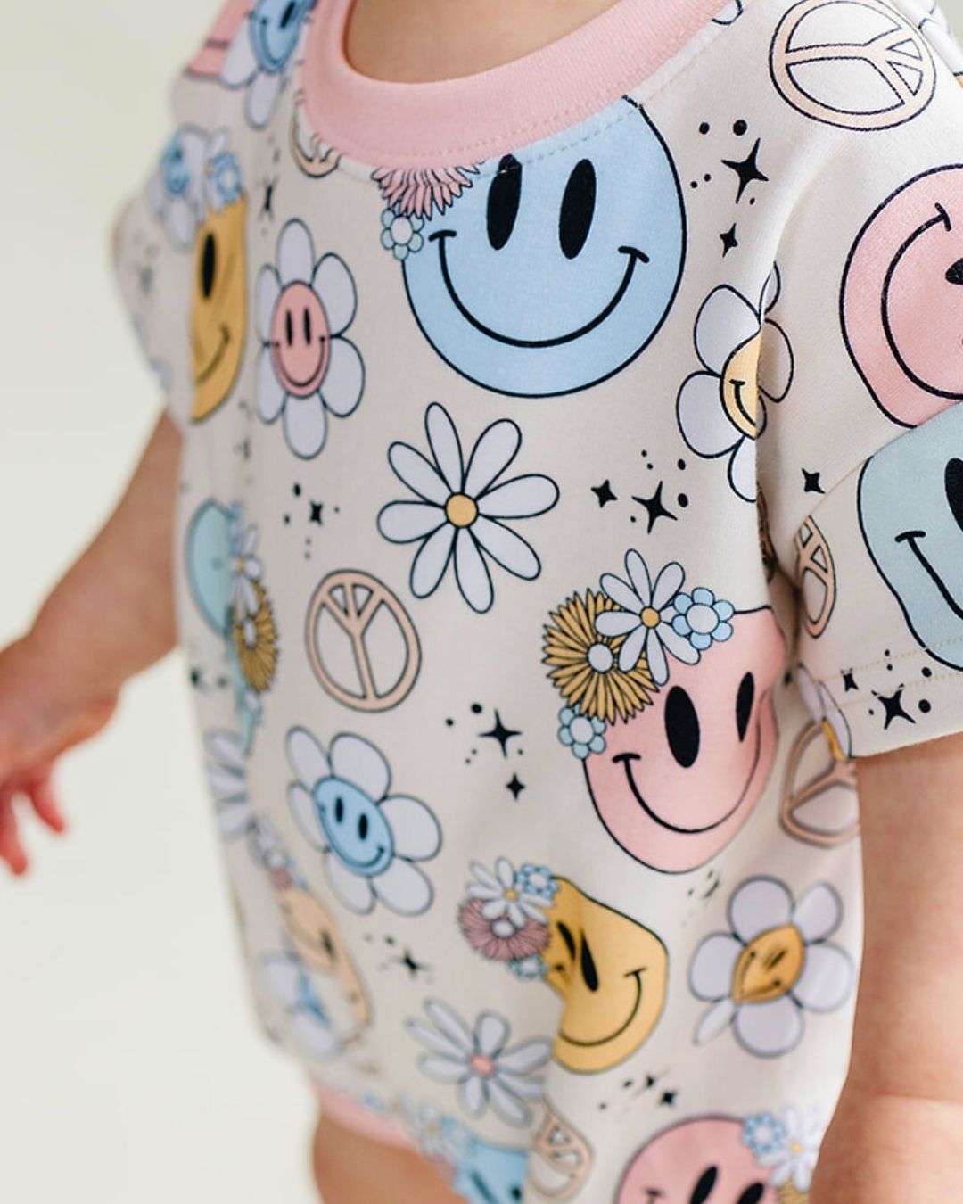 Short Sleeve Bubble Romper | Groovy Girl