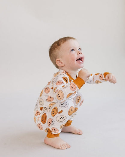 Smiley Bamboo Two Piece Set | Copper