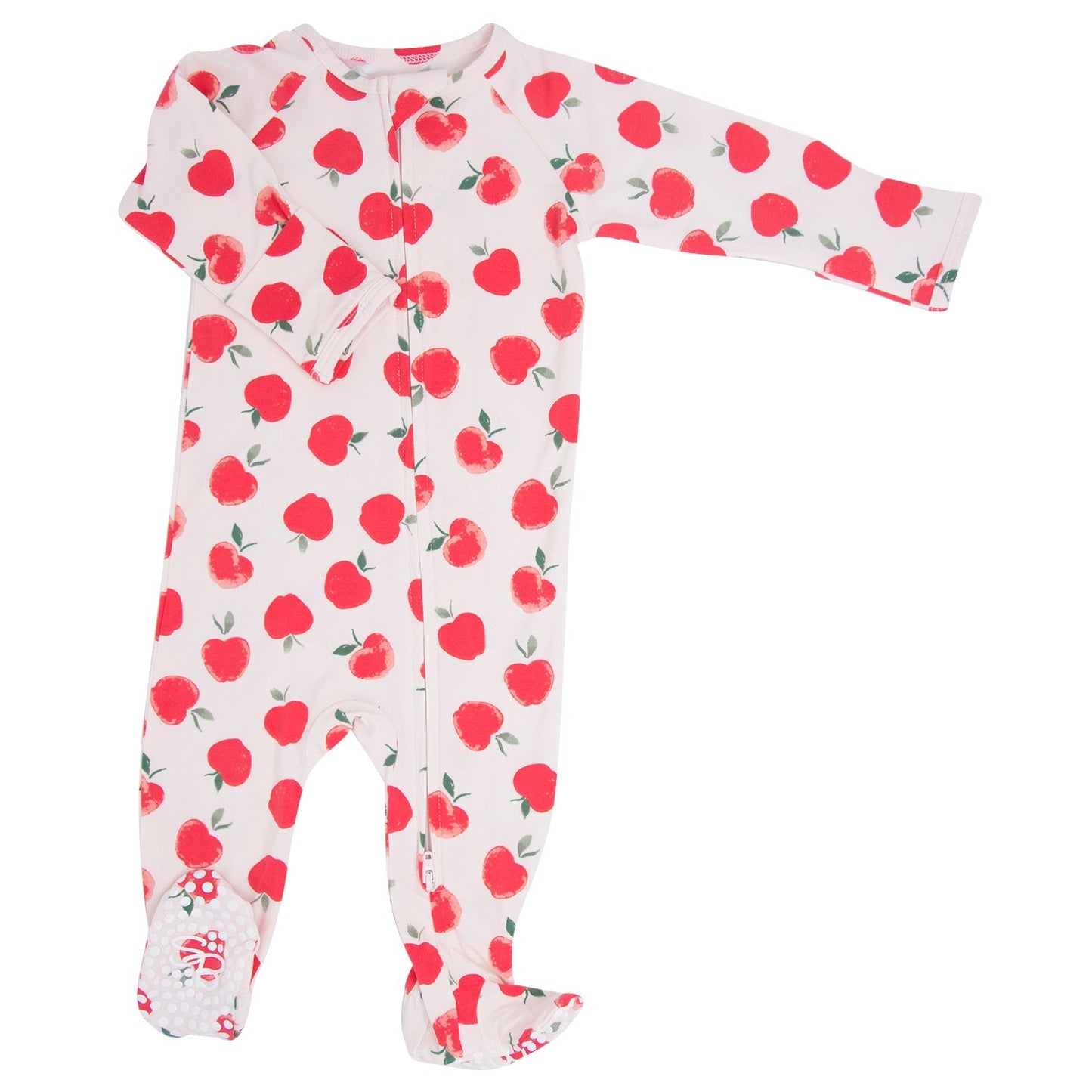 Baby Girl Snow White Zipper Footie