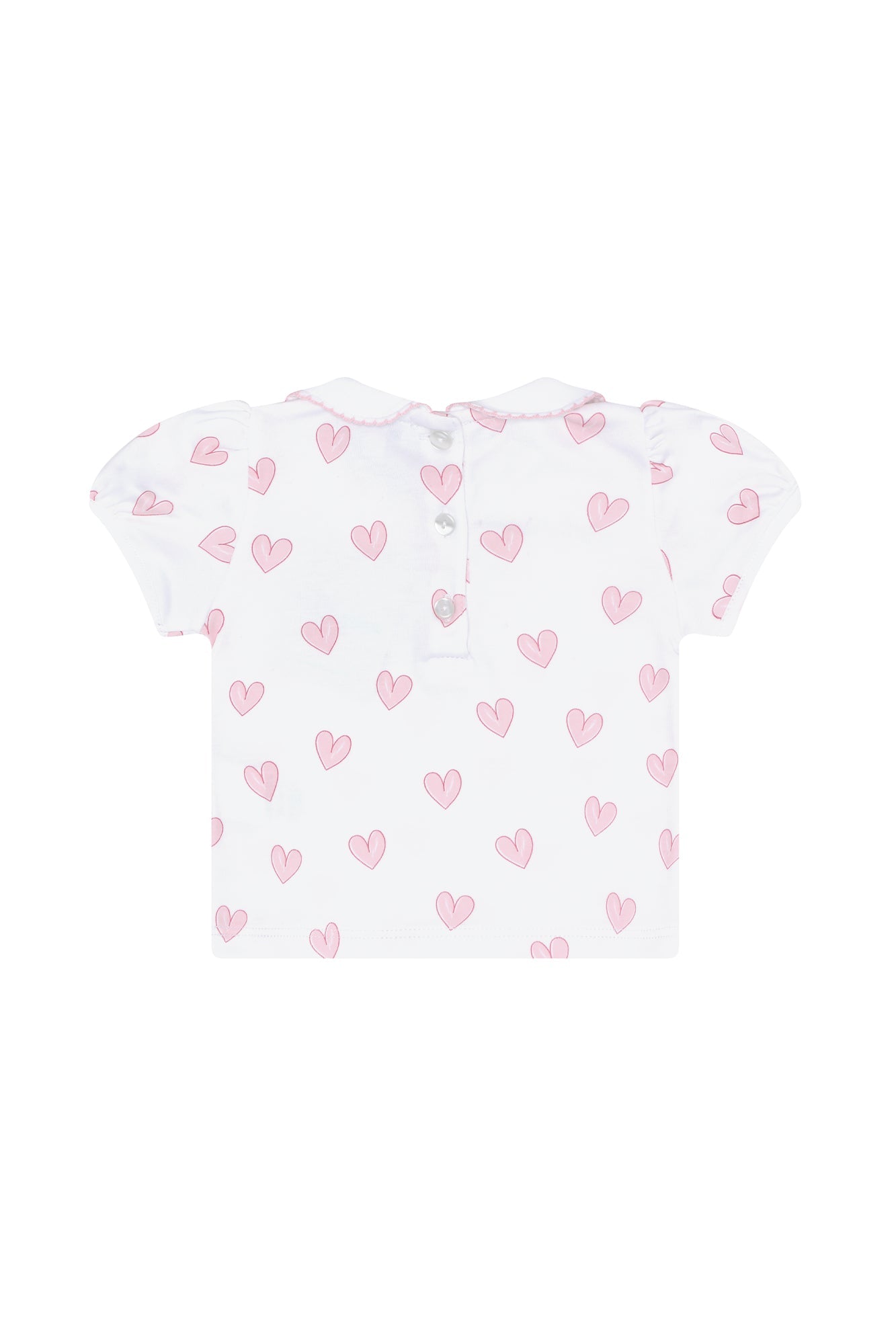 Baby Girl Pink Heart Print Diaper Cover Set