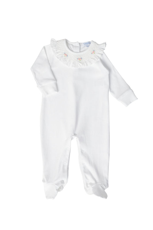 Baby Girl Princess Pima Cotton Footie