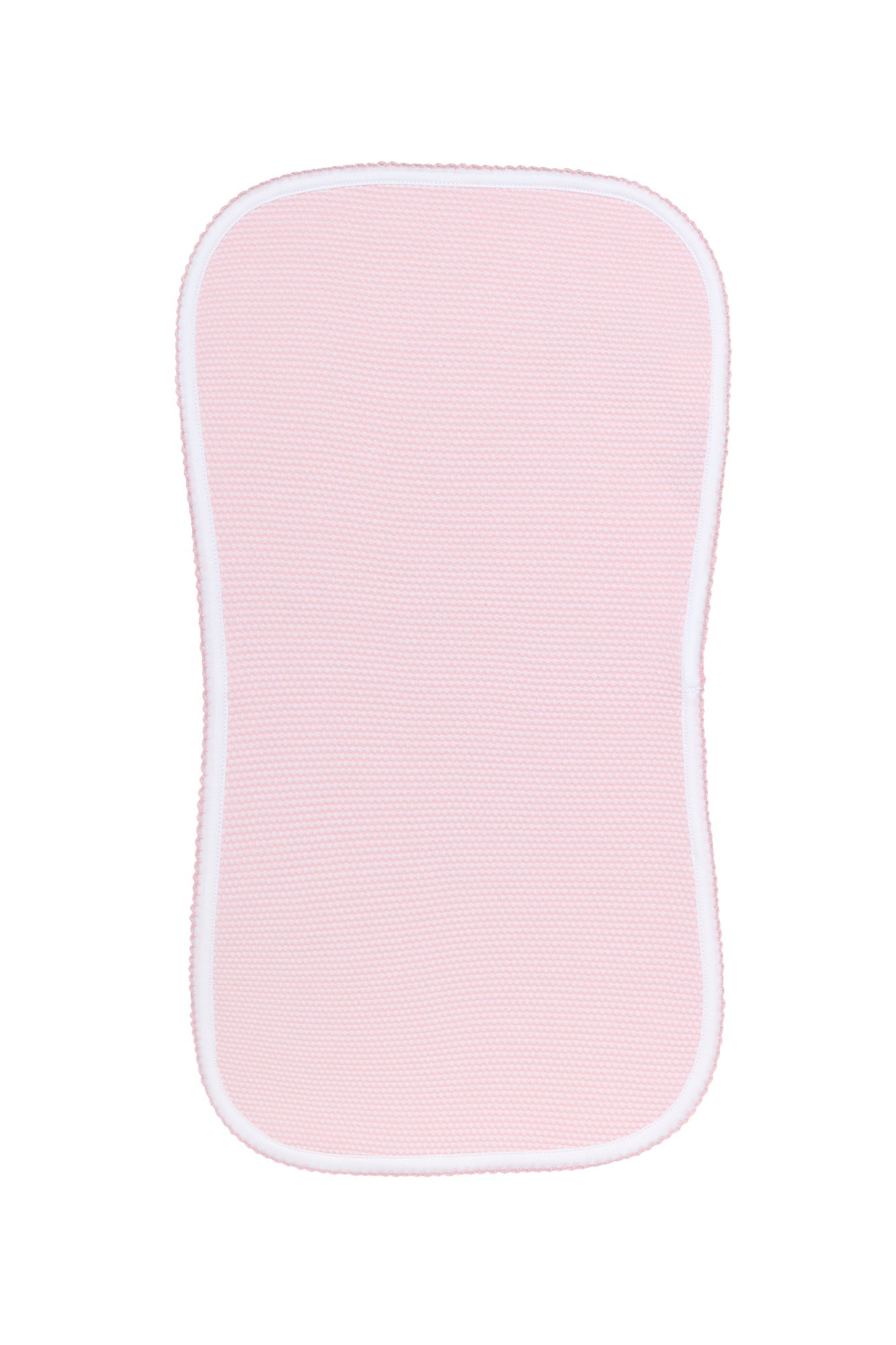 Pink Bubble Pima Cotton Burp Cloth