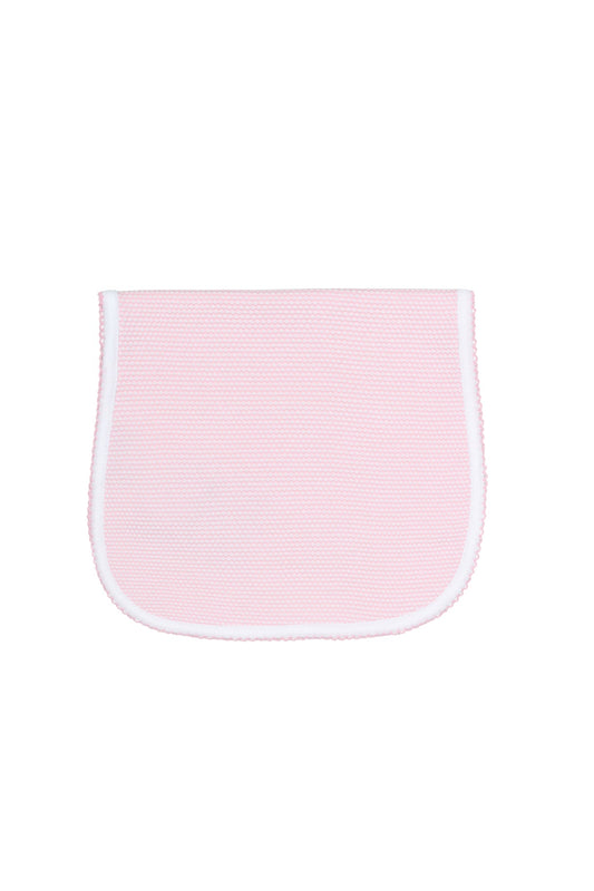 Pink Bubble Pima Cotton Burp Cloth