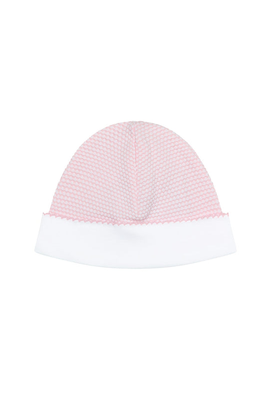 Pink Bubble Pima Cotton Baby Hat