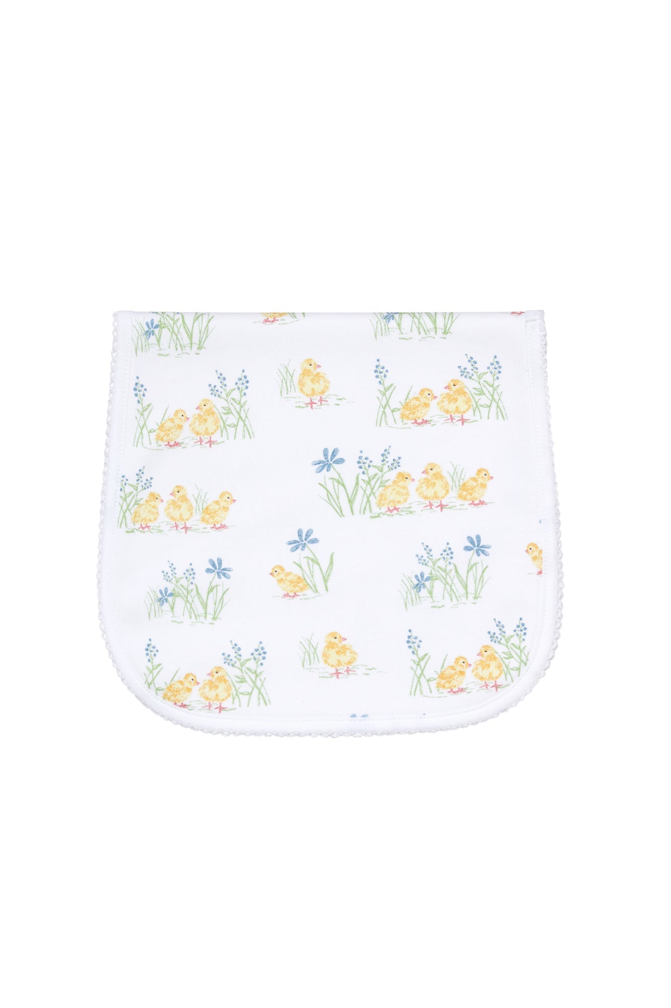 Chicks Print Pima Cotton Burp Cloth