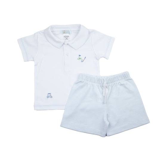 Toddler Boy Golf Pima Cotton Short Play Set