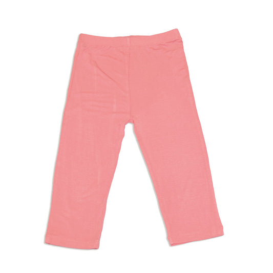 Girls Pink Lemonade Bamboo Carpi Leggings