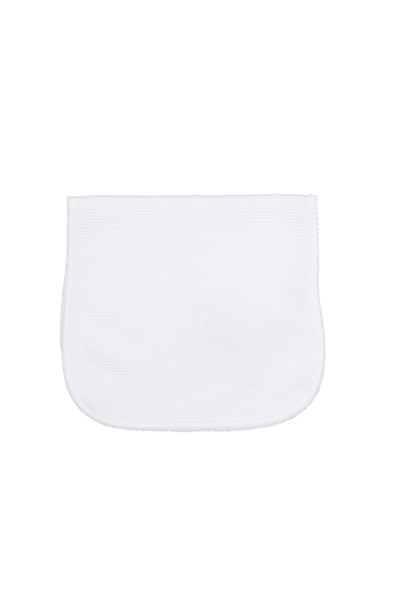 White Bubble Baby Pima Cotton Burp Cloth